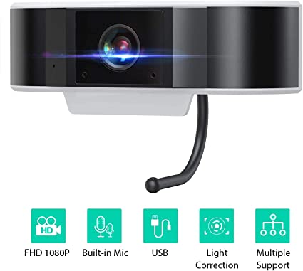 Depstech Webcam with Microphone, 110° Wide Angle 1080p HD Web Camera,Web Cam USB Camera, Computer HD Streaming Webcam for PC Desktop & Laptop w/Mic Video Calling conferencing