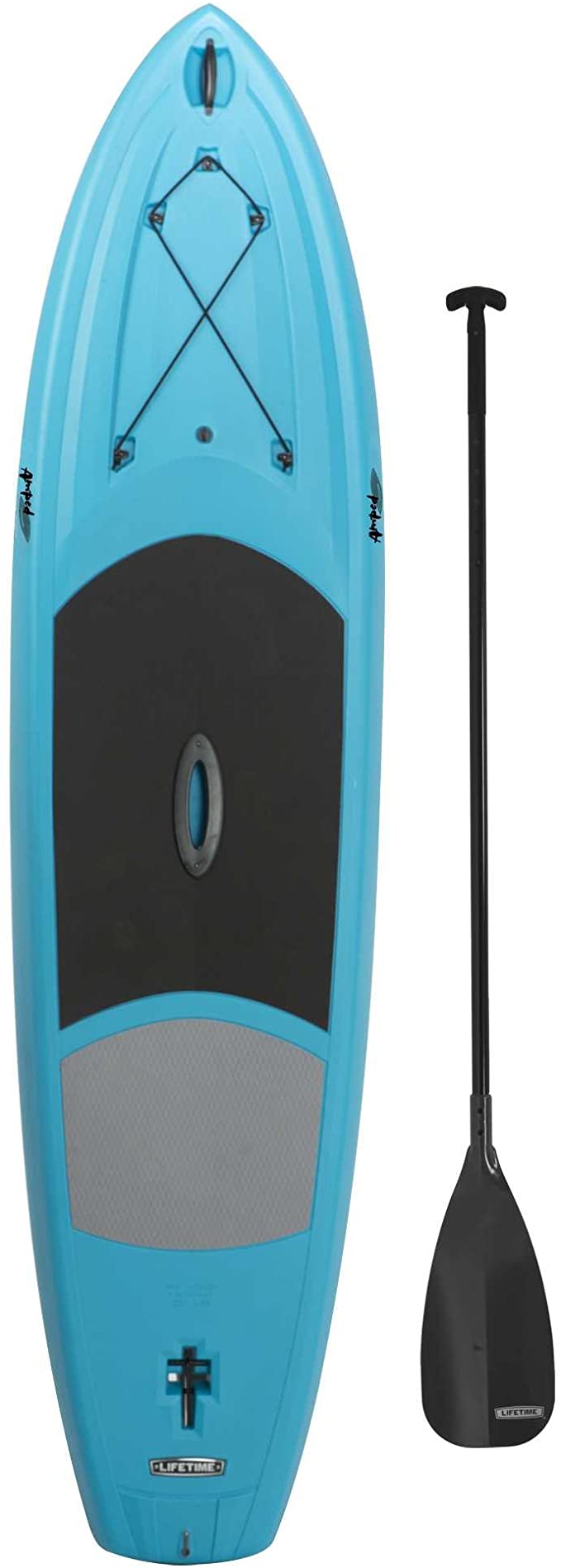 Lifetime Amped Hardshell Paddleboard with Paddle, 11', Glacier Blue