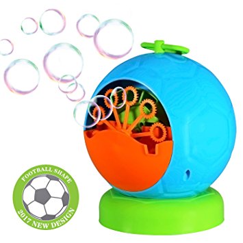 Geekper Automatic Bubble Machine for Outdoor or Indoor Use - Kid's Fun ( Blue )