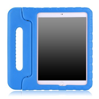 MoKo iPad Air 2 Case - Kids Shock Proof Convertible Handle Light Weight Super Protective Stand Cover Case for Apple iPad Air 2 9.7 Inch 2014 Released Tablet (Not fit iPad Air 2013 Released), BLUE