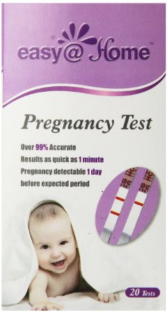 EasyHome 20 Pregnancy HCG Urine Test Strips Kit - 20 HCG Tests