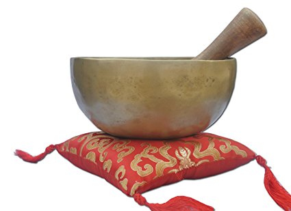 7" B-Crown Chakra Old Tibetan Singing Bowl,Excellent old singing bowl,Hand beaten Singing bowl from Nepal,Buddhist bowls.