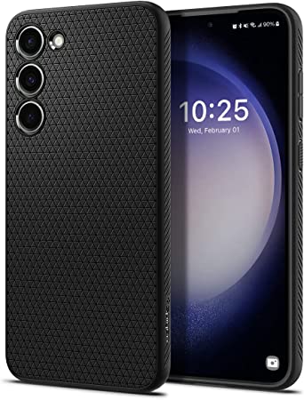 Spigen Liquid Air Designed for Galaxy S23 Plus Case (2023) - Matte Black