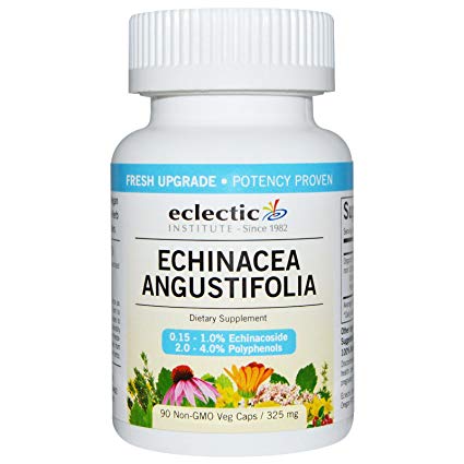 Eclectic Institute - Echinacea Angustifolia Root, 325 Milligrams, 90 veggie caps