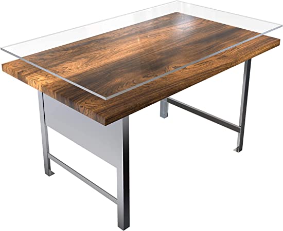 Clear Plexiglass Acrylic Sheet 47x23.6 - Desk Protector Table Cover, Plastic Mat Pad (1/8") …