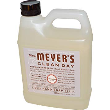 Mrs. Meyers Clean Day, Liquid Hand Soap Refill, Lavender Scent, 33 fl oz (975 ml) - 2PC