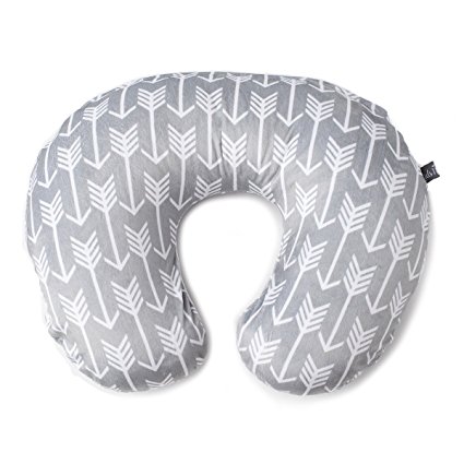 Minky Nursing Pillow Cover | Arrow Pattern Slipcover | Best for Breastfeeding Moms | Soft Fabric Fits Snug On Nursing Pillows to Aid Mothers While Breast Feeding | Great Baby Shower Gift