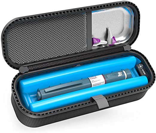 SHBC Upgraded Cold Effect PCM Insulin Pen Carrying Case Portable Medical Cooler Bag for Diabetes Convenient to Changing Needles with Each Injection