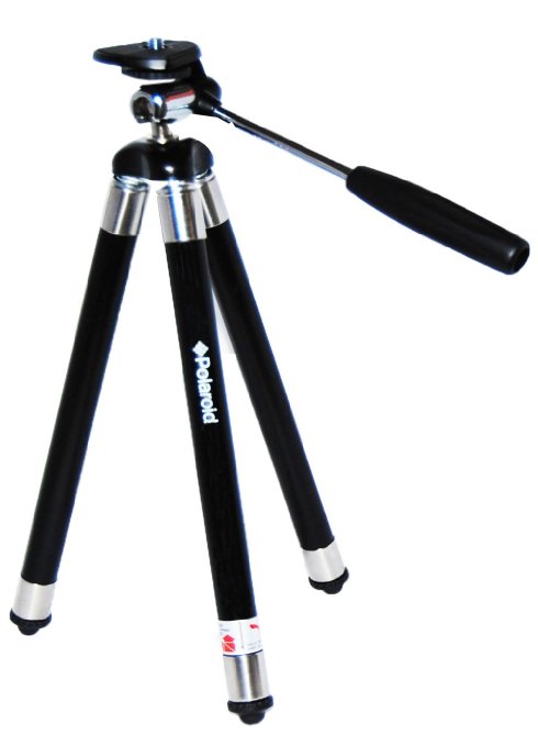 Polaroid 42" Travel Tripod Includes Deluxe Tripod Carrying Case For Digital Cameras & Camcorders
