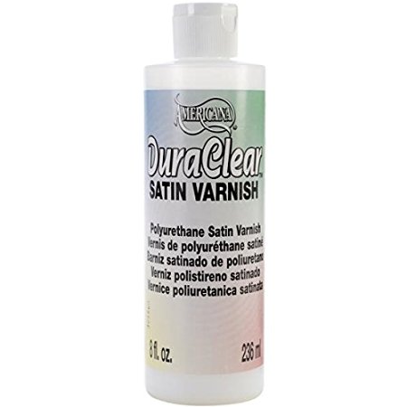 DecoArt DS21-9, American DuraClear Varnishes, 8-Ounce, DuraClear Satin Varnish