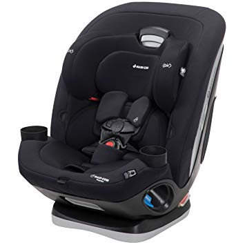 Maxi-COSI Magellan 5-in-1 Convertible Car Seat for Infant, Toddler, Child, with 1-Click Latch and Base, Night Black