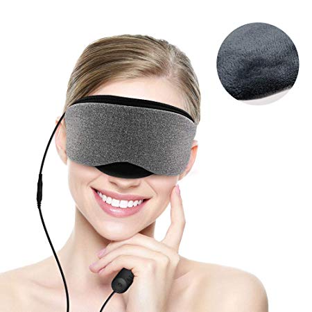 Dr. Prepare USB Heated Cotton Surface Eye Mask with Time and Temperature Control to Relieve Puffy Eyes, Dark Cycles, Dry Eyes, and Tired Eyes