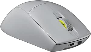 Corsair M75 AIR Wireless Ultra-Light FPS Gaming Mouse – 26,000 DPI – Ultra-Fast Input – Symmetric Shape – iCUE Compatible – PC, Mac – Light Gray