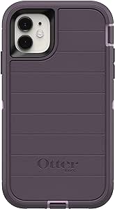 OtterBox Defender Screenless Series Rugged Case for iPhone 11 (NOT Pro/Pro Max) Case Only - Non-Retail Packaging - Purple Nebula - with Microbial Defense