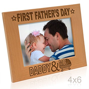 Kate Posh - First Father's Day with Daddy & Me Picture Frame (4x6-Horizontal)