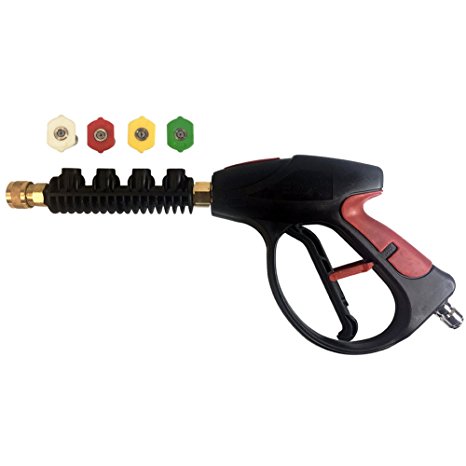 Twinkle Star Pressure Washer Gun, 3000PSI with 4-color Pressure Water Washer Nozzles