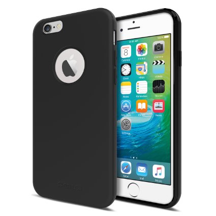 iPhone 6s Case Centra TPU Case for iPhone 6  6s 15 mm Slim Design Matte Finish Custom Fit - Black