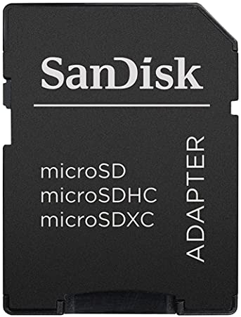 SanDisk MicroSD MicroSDHC to SD SDHC Adapter. Works with Memory Cards up to 32GB Capacity (Bulk Packaged).