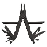 SOG Specialty Knives and Tools B69N-CP PowerLock EOD 20 Fuzewell Spike Multi-Tool with Rotating Blade and Nylon Sheath 15-Tools Combined Black Finish