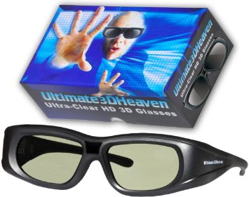 Adult Epson ELPGS03 3D Glasses 3D Heaven Rechargeable Compatible 3-D Glasses