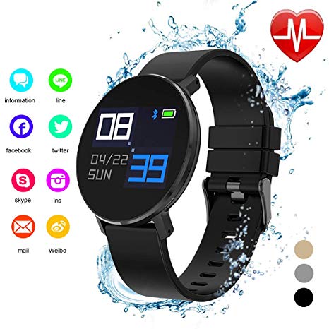 Smart Watch Heart Rate Monitor,Smart Bracelet Blood Pressure Blood Oxygen Monitoring Smart Bracelet Pedometer Fitness Tracker