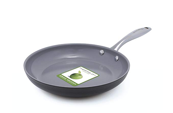 GreenPan Lima 3D I Love Eggs & Pancakes 9.5 Inch Hard Anodized Non-Stick Dishwasher Safe Ceramic Fry Pan