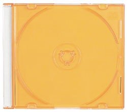 Mediaxpo Brand 200 Slim Orange Color CD Jewel Cases