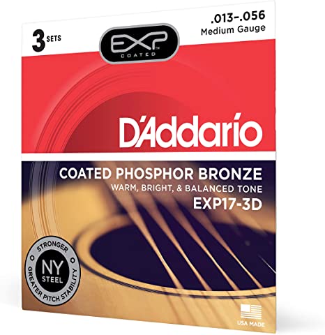 D'Addario Acoustic Guitar Strings (EXP17-3D)