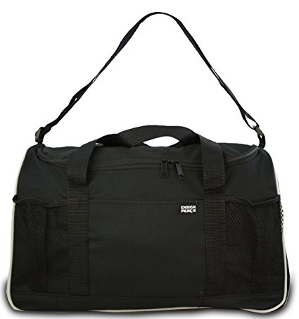 Ensign Peak Everyday Duffel Bag with Adjustable Shoulder Strap and Mesh Pockets