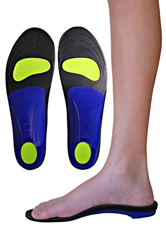 KidSole Shooting Star: Arch Support Posture Correcting Insole. Slim & Lightweight Design with Memory Foam Top. ((24 cm) Kids Size 3-6)