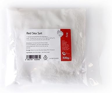 Intralabs Sea Salt - Pure, Natural Food Grade Salt from The Red Sea 500g