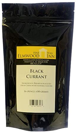 Elmwood Inn Fine Teas, Black Currant Black Tea, 16-Ounce Pouch