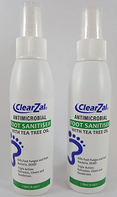ClearZal ANTIMICROBIAL Foot Sanitizer
