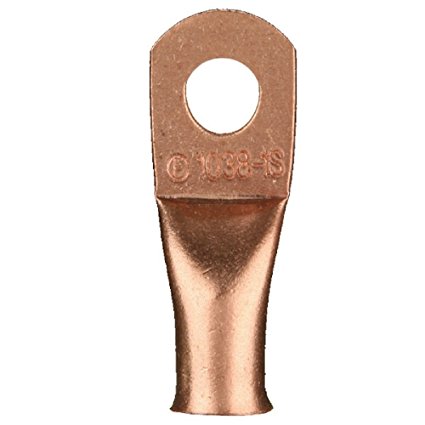 Install Bay Copper Ring Terminal 2 Gauge 3/8 Inch 10 Pack - CUR238