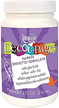 American Decou-Page Glue Widemouth Jar-8oz Napkin