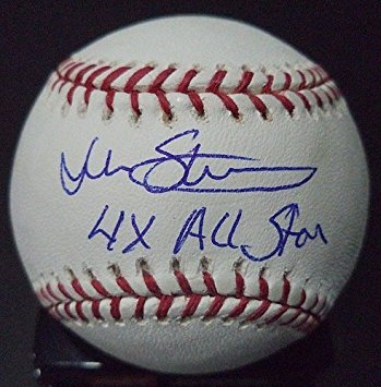 John Stearns Mets 4X All Star Autographed Rawlings Official Major League Baseball Baseball - Signed MLB Baseballs