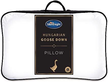 Silentnight Hungarian Goose Down Pillow, White, Standard