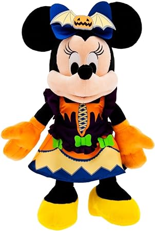 Disney Store Official Minnie Mouse Glow-in-The-Dark Halloween 2023 Plush – Medium 15 inch – Exclusive Festive Edition – Enchanting Luminescence for Midnight Play