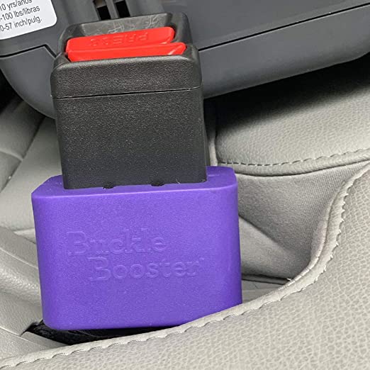 Seat Belt Buckle Booster (BPA Free) - Raises Your Seat Belt for Easy Access - Stop Fishing for Buried Seat Belts - Makes Receptacle Stand Upright Buckling (1)