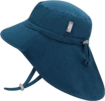 JAN & JUL Summer Adventure Wide Brim 50  UPF Quick-Dry Sun-Hats for Kids