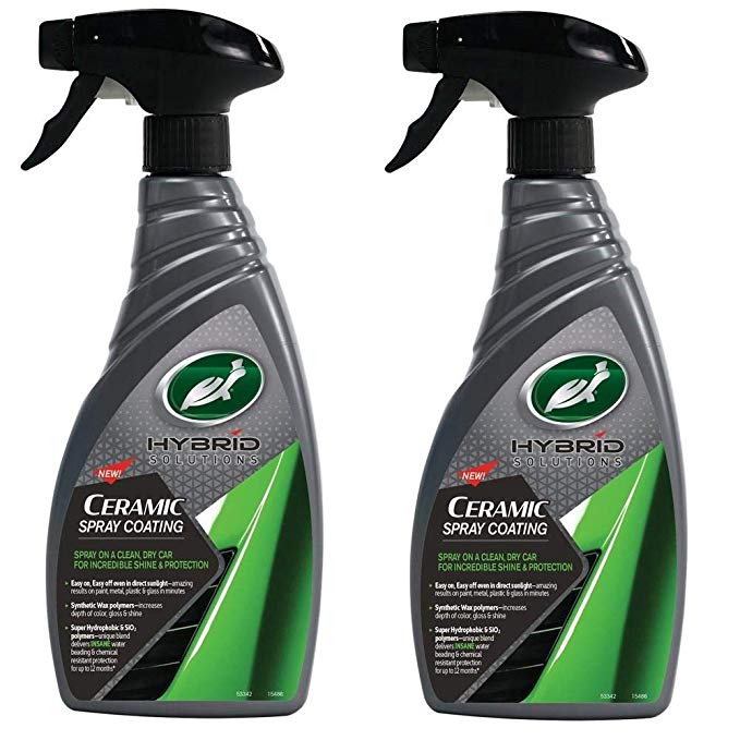 Turtle Wax Hybrid Solutions Ceramic Wax Spray Coating For Cars (2 x 500ml)