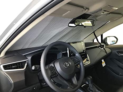 HeatShield, The Original Windshield Sun Shade, Custom-Fit for Toyota Corolla Sedan 2020, 2021, 2022, 2023 Silver Series