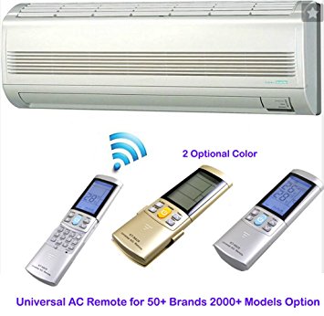 Universal ac remote control for 50  Brands LG AC Remote - 2000  Models Option - HOBBYMATE (Gold Color)