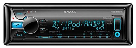 Kenwood KDC-X599 Single DIN AptX Bluetooth In-Dash CDAMFM Receiver with AndroidiPhone Compatibility