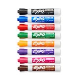 Expo Low-Odor Dry Erase Set Chisel Tip 8-Piece Assorted Colors
