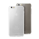 Anker 2-Pack Ultra Thin Transparent Cover Cases for iPhone 6 Plus 55 inch 1 Crystal Clear  1 Space Grey