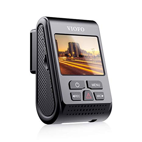 【2019 Latest Version】VIOFO A119 V3 Dash Cam 2560x1600P Quad HD  IMX355 5MP Sensor Car Camera 140-Degree Wide Angle GPS Included, Buffered Parking Mode, Motion Detection, G-Sensor, Time Lapse, WDR
