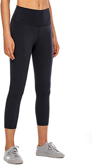 CRZ YOGA High Waisted Capri Workout Leggings for Women Hugged Feeling Athletic Compression Leggings -21 Inches