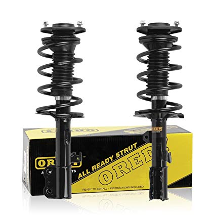 OREDY Front Pair Driver and Passenger Side Complete Struts Assembly Shock Coil Spring Assembly Kit 145059 145058 11801 11802 Compatible with Scion TC 2005 2006 2007 2008 2009 2010