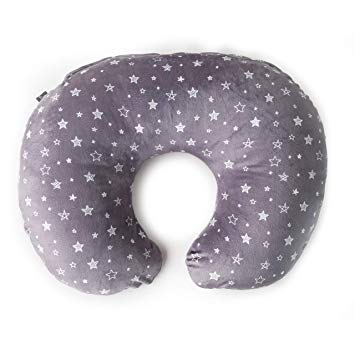 Minky Nursing Pillow Cover | Stars Pattern Slipcover | Best for Breastfeeding Moms | Soft Fabric Fits Snug On Infant Nursing Pillows to Aid Mothers While Breast Feeding | Great Baby Shower Gift